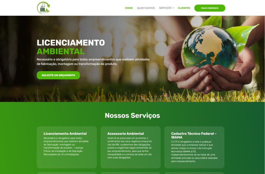Site GBL Negócios Associados